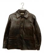 OLD JOE & Co.オールドジョー）の古着「HORSEHIDE AUTOMOBILE COAT」｜ブラウン