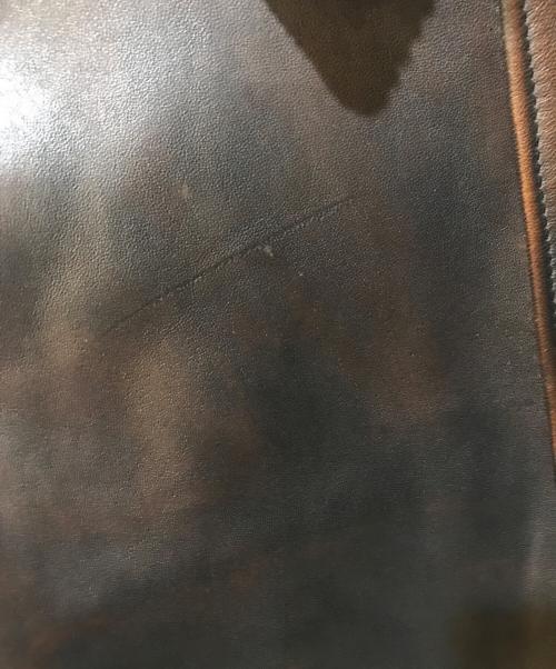 OLD JOE & Co.（オールドジョー）OLD JOE & Co. (オールドジョー) HORSEHIDE AUTOMOBILE COAT ブラウン サイズ:38の古着・服飾アイテム