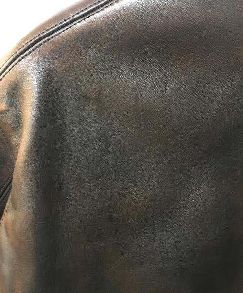 OLD JOE & Co.（オールドジョー）OLD JOE & Co. (オールドジョー) HORSEHIDE AUTOMOBILE COAT ブラウン サイズ:38の古着・服飾アイテム