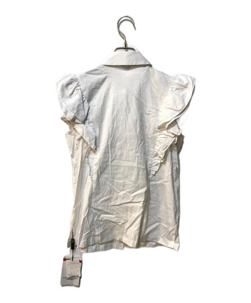 DOUBLE STANDARD CLOTHING（ダブルスタンダードクロージング）DOUBLE STANDARD CLOTHING (ダブルスタンダードクロージング) リボンタイブラウス ホワイト サイズ:M 未使用品の古着・服飾アイテム