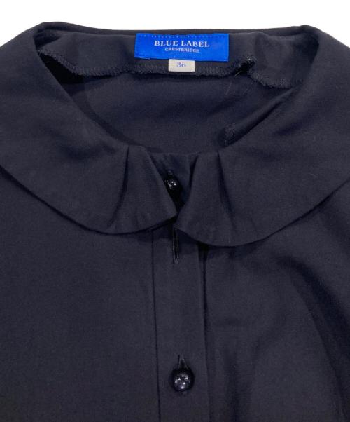 BLUE LABEL CRESTBRIDGE（ブルーレーベルクレストブリッジ）BLUE LABEL CRESTBRIDGE (ブルーレーベルクレストブリッジ) シャツ ブラック サイズ:36の古着・服飾アイテム