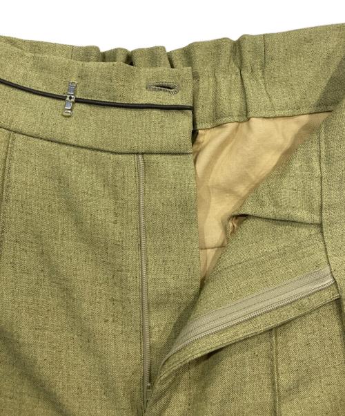 CITY（シティ）CITY (シティ) ハイツイストセミワイドパンツ グリーン サイズ:1の古着・服飾アイテム
