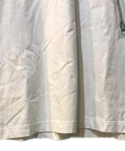 MM6 Maison Margiela（エムエムシックスメゾンマルジェラ）MM6 Maison Margiela (エムエムシックスメゾンマルジェラ) ジッププリントロングスリーブTシャツ ホワイト サイズ:Mの古着・服飾アイテム