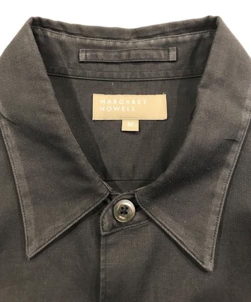 MARGARET HOWELL（マーガレットハウエル）MARGARET HOWELL (マーガレットハウエル) SUMMER COTTON RAMIE OXFORD グレー サイズ:Mの古着・服飾アイテム