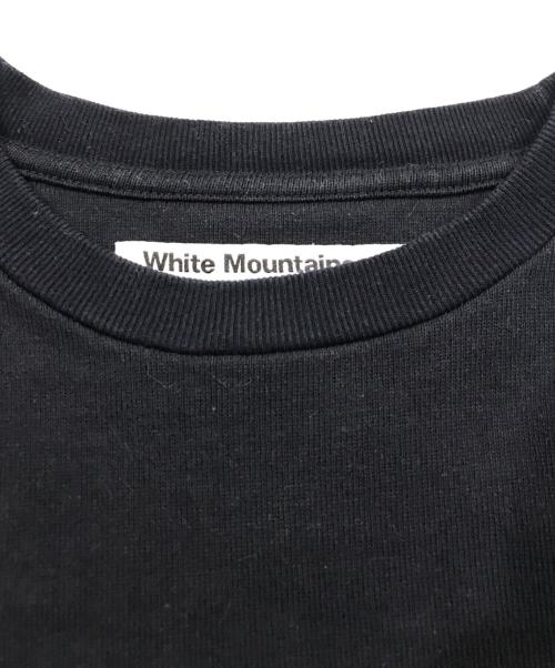 WHITE MOUNTAINEERING（ホワイトマウンテ二アニング）WHITE MOUNTAINEERING (ホワイトマウンテ二アニング) LOGO APPLIQUED L/S T-SHIRT ネイビー サイズ:1の古着・服飾アイテム