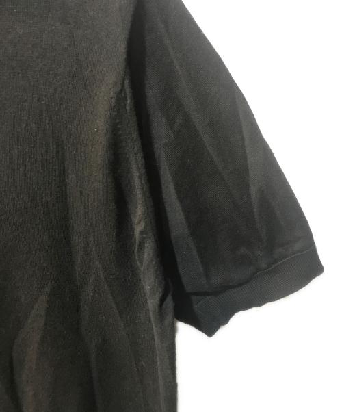 JOHN SMEDLEY（ジョンスメドレー）JOHN SMEDLEY (ジョンスメドレー) ニットポロシャツ ブラック サイズ:Lの古着・服飾アイテム