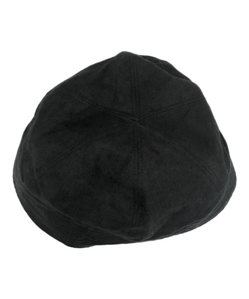 kijima takayuki（キジマタカユキ）kijima takayuki (キジマタカユキ) PAPER LINEN SAILOR HAT ブラックの古着・服飾アイテム