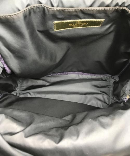 VALENTINO GARAVANI（ヴァレンティノ・ガラヴァーニ）VALENTINO GARAVANI (ヴァレンティノ・ガラヴァーニ) 総柄リュック ブラックの古着・服飾アイテム