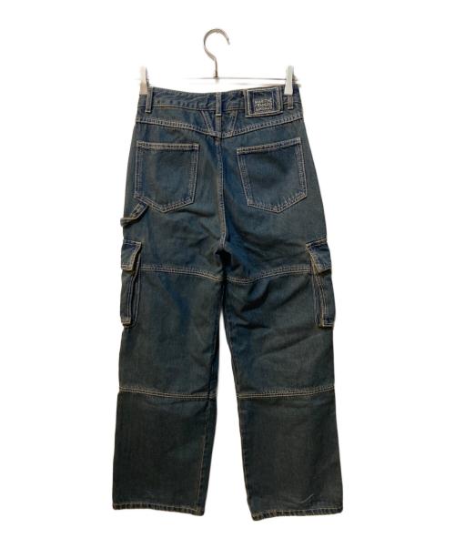 MARITHE+FRANCOIS GIRBAUD（マリテフランソワジルボー）MARITHE+FRANCOIS GIRBAUD (マリテフランソワジルボー) デニムカーゴパンツ インディゴ サイズ:26の古着・服飾アイテム