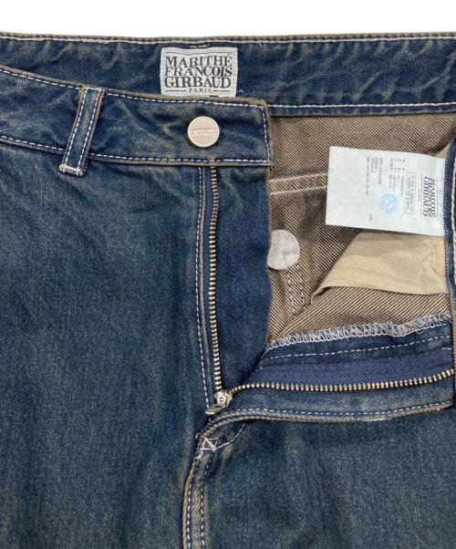 MARITHE+FRANCOIS GIRBAUD（マリテフランソワジルボー）MARITHE+FRANCOIS GIRBAUD (マリテフランソワジルボー) デニムカーゴパンツ インディゴ サイズ:26の古着・服飾アイテム