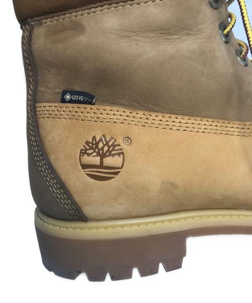 Timberland（ティンバーランド）Timberland (ティンバーランド) BEAMS (ビームス) 別注6inch Premium Boots Vibram GORE-TEX ブーツ ベージュ サイズ:27.5cmの古着・服飾アイテム