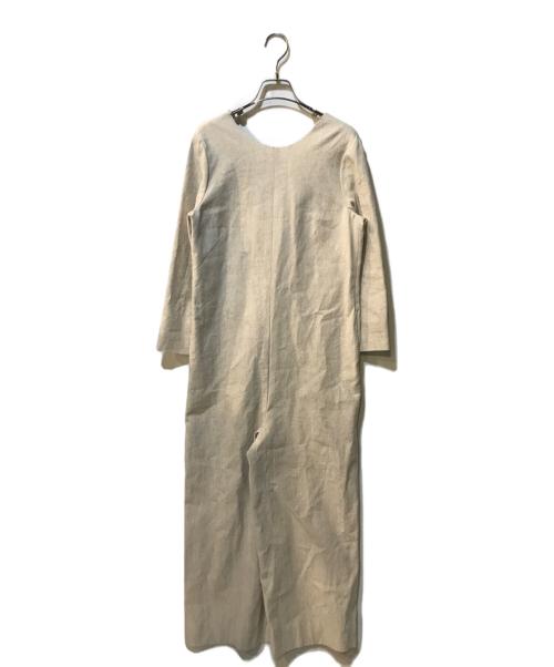 Plage（プラージュ）Plage (プラージュ) Back V オールインワン ベージュ サイズ:Mの古着・服飾アイテム
