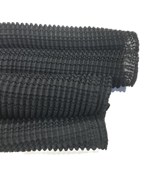 ISSEY MIYAKE（イッセイミヤケ）ISSEY MIYAKE (イッセイミヤケ) プリーツカーデガン ブラック サイズ:2の古着・服飾アイテム