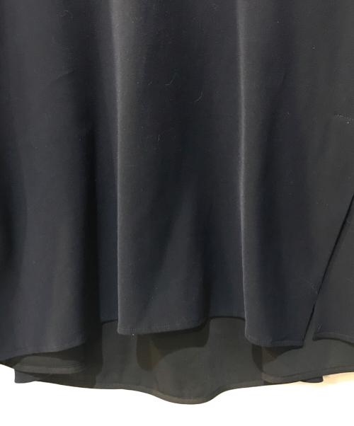 ENFOLD（エンフォルド）ENFOLD (エンフォルド) PEダブルクロス バックフレアープルオーバー ネイビー サイズ:38の古着・服飾アイテム