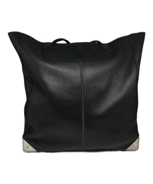 ALEXANDER WANG（アレキサンダー・ワン）ALEXANDER WANG (アレキサンダーワン) レザートート ハンドバッグ ブラックの古着・服飾アイテム