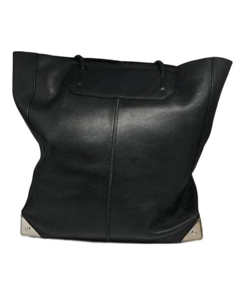 ALEXANDER WANG（アレキサンダー・ワン）ALEXANDER WANG (アレキサンダーワン) レザートート ハンドバッグ ブラックの古着・服飾アイテム