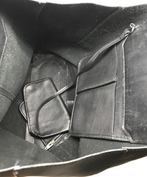 ALEXANDER WANG（アレキサンダー・ワン）ALEXANDER WANG (アレキサンダーワン) レザートート ハンドバッグ ブラックの古着・服飾アイテム