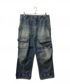 MARITHE+FRANCOIS GIRBAUDマリテフランソワジルボー）の古着「シャトルパンツ」｜ブルー