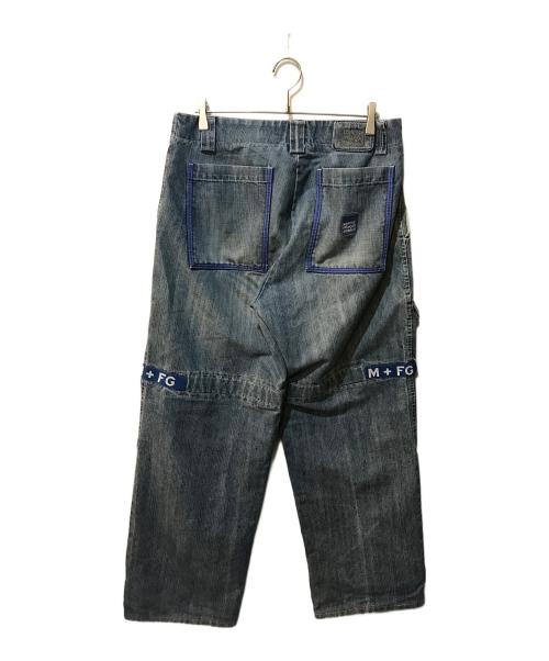 MARITHE+FRANCOIS GIRBAUD（マリテフランソワジルボー）MARITHE+FRANCOIS GIRBAUD (マリテフランソワジルボー) シャトルパンツ ブルー サイズ:36Mの古着・服飾アイテム