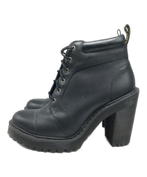 Dr.Martens（ドクターマーチン）Dr.Martens (ドクターマーチン) レースアップハイヒールブーツ ブラック サイズ:UK7の古着・服飾アイテム