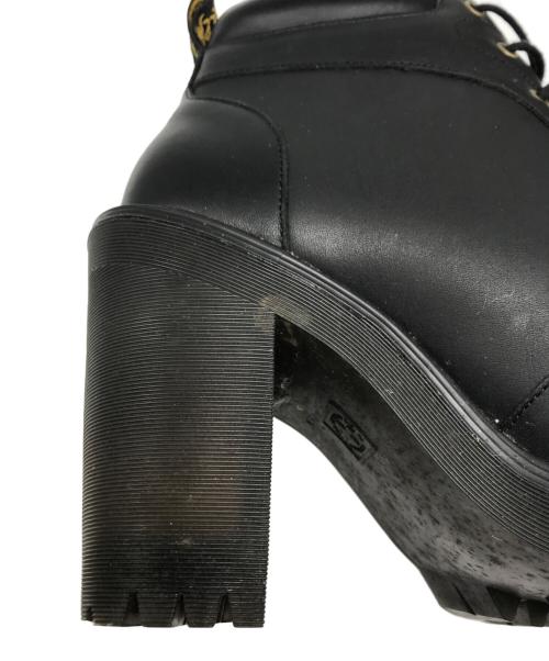 Dr.Martens（ドクターマーチン）Dr.Martens (ドクターマーチン) レースアップハイヒールブーツ ブラック サイズ:UK7の古着・服飾アイテム