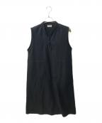 LA MARINE FRANCAISEマリンフランセーズ）の古着「ウールジャージージャンパースカート」｜ネイビー