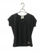 CHANELシャネル）の古着「裾ワンポイントロゴカットソー」｜ブラック
