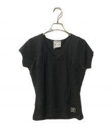 CHANEL（シャネル）の古着「裾ワンポイントロゴカットソー」｜ブラック