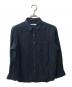 FRAMeWORK（フレームワーク）の古着「フレンチリネンレギュラーカラーシャツ」｜ネイビー
