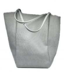 SCUE（スキュー）の古着「ONG STRAP LARGE TOTE バッグ」｜グレー