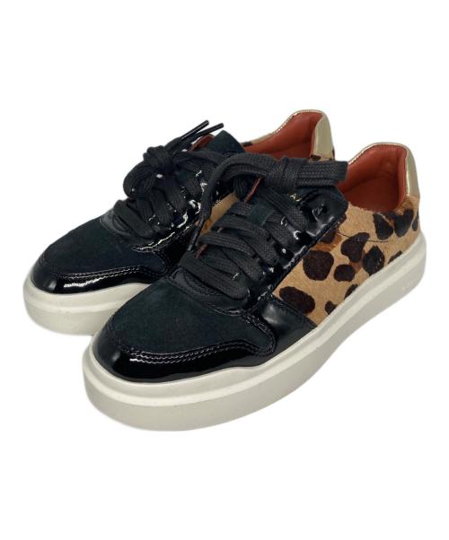 COLE HAAN（コールハーン）COLE HAAN (コールハーン) グランドプロ ラリー コート スニーカー ブラック×ベージュ サイズ:5 1/2の古着・服飾アイテム