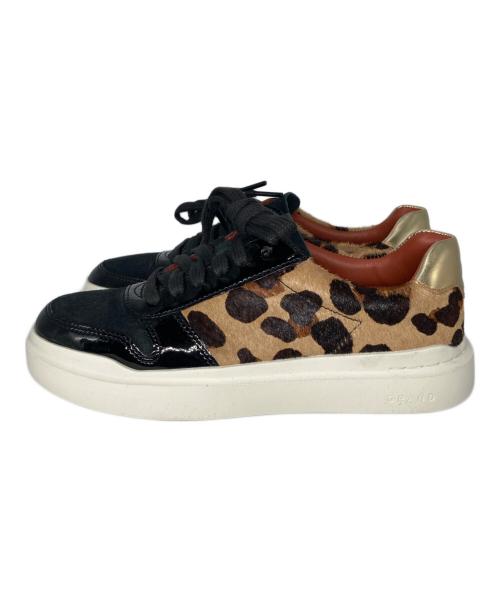 COLE HAAN（コールハーン）COLE HAAN (コールハーン) グランドプロ ラリー コート スニーカー ブラック×ベージュ サイズ:5 1/2の古着・服飾アイテム