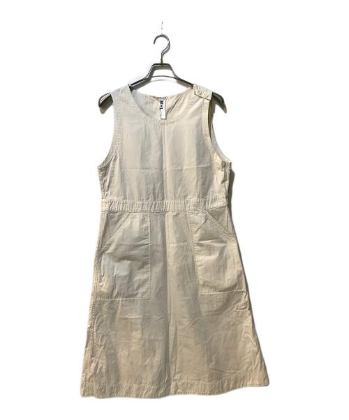 MHL（エムエイチエル）MHL (エムエイチエル) ノースリーブワンピース ベージュ サイズ:Ⅱの古着・服飾アイテム