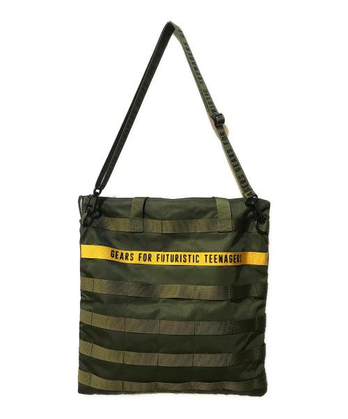 HUMAN MADE（ヒューマンメイド）HUMAN MADE (ヒューマンメイド) 2WAYバッグ グリーンの古着・服飾アイテム
