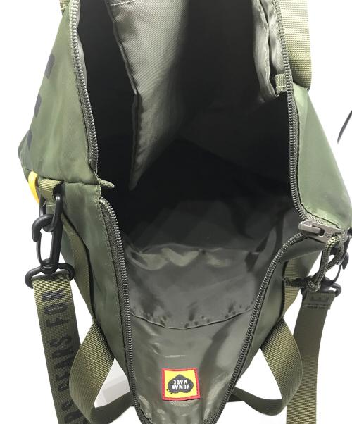 HUMAN MADE（ヒューマンメイド）HUMAN MADE (ヒューマンメイド) 2WAYバッグ グリーンの古着・服飾アイテム