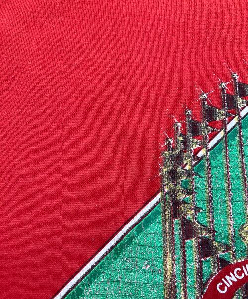 SALEM（セーラム）SALEM (セーラム) WORLD CHAMPSラバープリントスウェット レッド サイズ:Lの古着・服飾アイテム