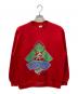 SALEM（セーラム）の古着「WORLD CHAMPSラバープリントスウェット」｜レッド