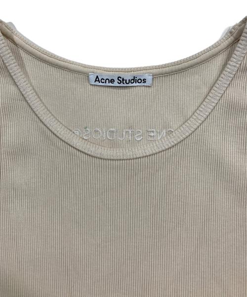 Acne studios（アクネ ストゥディオス）Acne studios (アクネ ストゥディオス) タンクトップ ベージュ サイズ:Sの古着・服飾アイテム