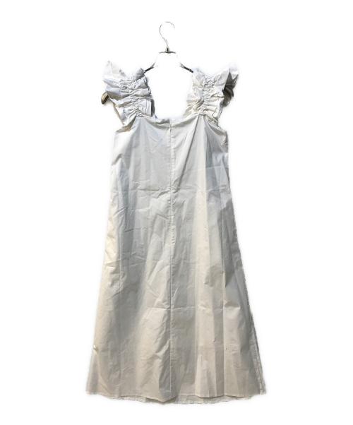 HIAND（ハイアンド）HIAND (ハイアンド) Frill millefeuille One piece ホワイト サイズ:Freeの古着・服飾アイテム