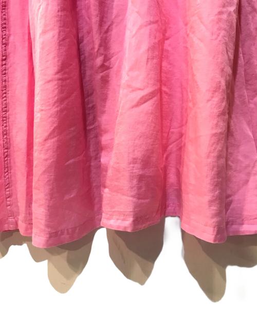 Venit（ヴェニット）Venit (ヴェニット) ボリュームスリーブワンピース ピンク サイズ:38の古着・服飾アイテム