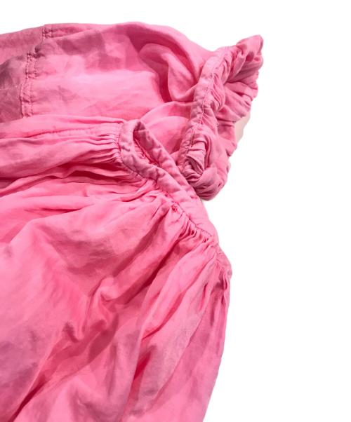 Venit（ヴェニット）Venit (ヴェニット) ボリュームスリーブワンピース ピンク サイズ:38の古着・服飾アイテム