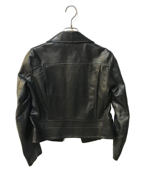 upper hights（アッパーハイツ）upper hights (アッパーハイツ) ラムレザー ダブルライダースジャケット ブラック サイズ:1の古着・服飾アイテム