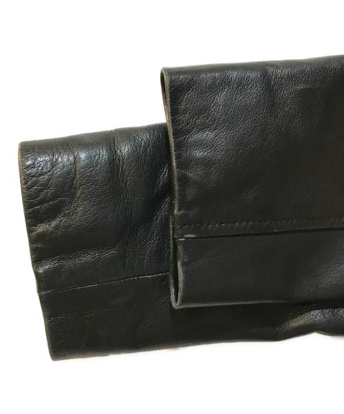 upper hights（アッパーハイツ）upper hights (アッパーハイツ) ラムレザー ダブルライダースジャケット ブラック サイズ:1の古着・服飾アイテム