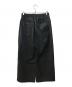 MAISON SPECIAL (メゾンスペシャル) 120/2/2 Suvin Cotton Gabardine Prime-Wide Two Tucks Pants ブラック サイズ:1：8000円