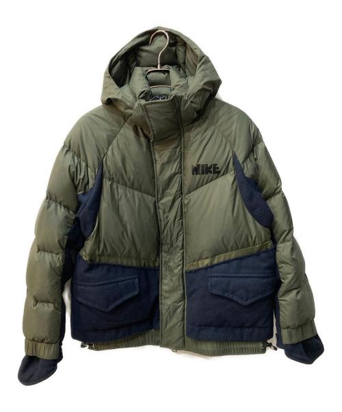 sacai（サカイ）sacai (サカイ) NIKE (ナイキ) NRG RH PARKA ネイビー×カーキ サイズ:Sの古着・服飾アイテム