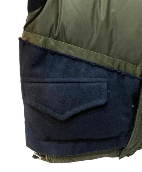 sacai（サカイ）sacai (サカイ) NIKE (ナイキ) NRG RH PARKA ネイビー×カーキ サイズ:Sの古着・服飾アイテム