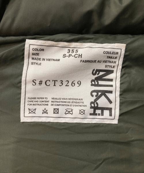 sacai（サカイ）sacai (サカイ) NIKE (ナイキ) NRG RH PARKA ネイビー×カーキ サイズ:Sの古着・服飾アイテム