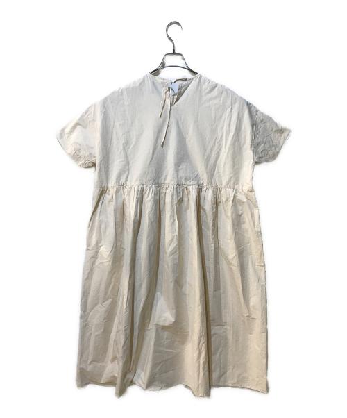 オオカミとフクロウ（オオカミトフクロウ）オオカミとフクロウ (オオカミトフクロウ) コットンワンピース ベージュ サイズ:Freeの古着・服飾アイテム