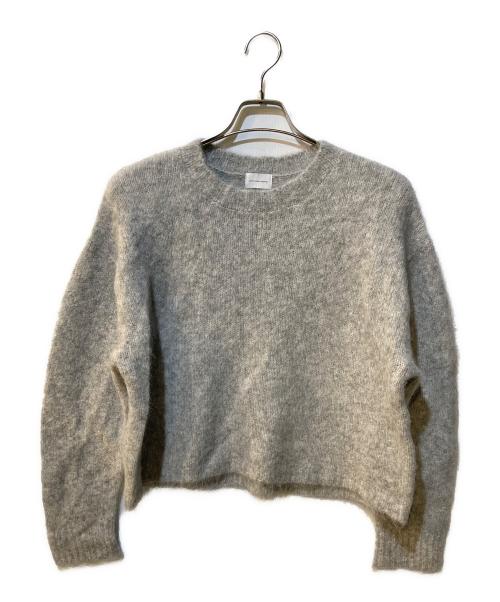 green label relaxing（グリーンレーベルリラクシング）green label relaxing (グリーンレーベルリラクシング) アルパカミックスシャギークルーネック グレー サイズ:Freeの古着・服飾アイテム