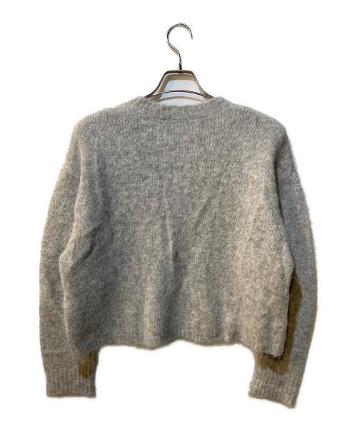 green label relaxing（グリーンレーベルリラクシング）green label relaxing (グリーンレーベルリラクシング) アルパカミックスシャギークルーネック グレー サイズ:Freeの古着・服飾アイテム
